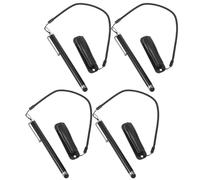 CLISPEED High Sensitivity Stylus Pen with Ergonomic Plastic Design 4pcs for Tablets and Laptops Screen Pen Compatible with Touch Screens for Drawing and Artists