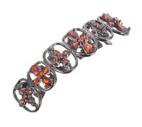 CLISPEED Hip Hop Tooth Grills with Cross Zircon Hollow Design Durable Goth Vampire Fangs Caps for Halloween Cosplay and Themed Parties Unisex Dark Style Jewelry