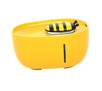 CLISPEED Honey Bee Automatic Pet Water Dispenser Capacity Portable Water Bowl for Cats and Dogs Compact Lightweight Design for Home and Outdoor Use