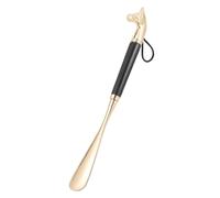 CLISPEED Horse Head Shoehorn Metal Long Handle Shoe Dressing Aid for Seniors Portable Boot Shoe Horn Helper Wearing Tool Home Use