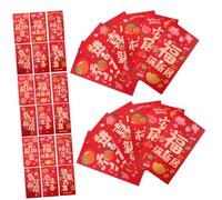 CLISPEED Housewarming Red Envelopes Mixed Style Chinese Hongbao with Festive Printed Blessings for Moving Day Gift and Home Celebration