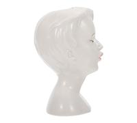 CLISPEED Human Face Vase Modern Simple Beauty Ceramic Decorative Arrangement Container Fine Workmanship Desktop Vase Decor for Home and Living Room