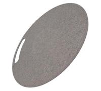 CLISPEED Imitation Marble Round Vegetable Cutting Board Slip-Resistant Plastic Chopping Board with Hanging for Fruits Bread Multipurpose Kitchen Use