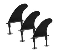 CLISPEED Inflatable Surfboard Fin Detachable Tpu Tail Rudder for Kayaking and Surfing Rear Fin with Screw for Enhanced Balance and Precision Maneuvering