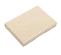 CLISPEED Ink Blank Pad Plastic Storage, with Case to Beige Small Stamp Handprints Reusable Footprints Large Easy Use and Baby Scrapbooking and Home DIY Crafts