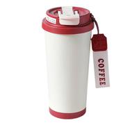 CLISPEED Insulated Coffee Tumbler with Dual Use Lid, Portable Travel Mug for Hot and Cold Drinks, Stainless Steel Thermal Cup for Men and Women, Ideal for Office, School, Camping, and