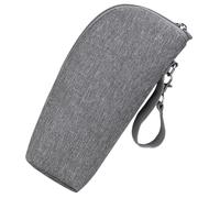 CLISPEED Insulated Milk Bottle Bag with Thermal Inner for Temperature Retention Portable Zippered Milk Storage Pouch for Outdoor Use Compatible with Bottles Convenient Carrier for Parents