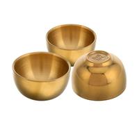 CLISPEED Insulated Wine Tumblers and Heat Insulation Stainless Steel 3pcs with Shatterproof Design Elegant Small Metal Cups for Hot and Cold Drinks for Home and Parties