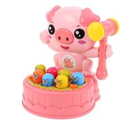 CLISPEED Interactive for Educational Hammering Pounding Plaything with Colorful Cartoon Moles Develops Hand-eye Coordination and Cognitive Skills for Age