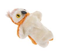 CLISPEED Interactive Plush Owl Hand Puppet, Storytelling Role Play Cartoon Animal, Parent Performance Prop for Educational Play and Imaginative Fun