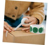 CLISPEED Inventory Quality Control Stickers Self-Adhesive Round Qc Pass Labels with Robust Adhesive for Warehouse and Production Line Use Stickers Per Highly Visible Quality Approval Tags