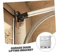 CLISPEED Iron Garage Door Bottom Bracket Lifting Brackets for Residential Doors Easy DIY Installation Replacement