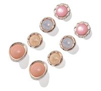CLISPEED Japanese Silicone Nail Separator Finger and Toe Spacers for Manicure Pedicure Flexible Soft Dividers with Cute Flower Design for Nail Art Home Salon Women