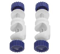 CLISPEED Laboratory Bosshead Clamp Holders Plastic and Metal Material 2pcs Double Screw with Precision Clamping and Universal Compatibility Suitable for Chemistry Experiments and Biology