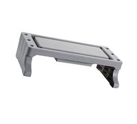 CLISPEED Laptop Elevated Stand with Organizer Heightening Storage Rack for Notebook and Monitor Desktop Riser for Office Home and School Use Gray Multi-function Computer Display Holder