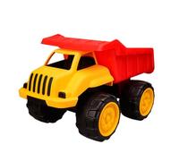 CLISPEED Large Sturdy Sand Truck, Medium Engineering Beach Lorry with Load-unload Function, Funny Sand Play Vehicle and Boys Outdoor