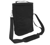 CLISPEED Leakproof Insulated Wine Bag with Adjustable Strap Portable Capacity Wine Carrier for Travel Reusable Bottle Storage and Temperature Protection