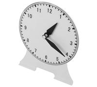 CLISPEED Learn To Read Clock Model Teaching Aid for Early Education Non-ticking Desktop Clock for Students Spatial Thinking Development Random Color