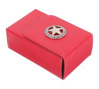 CLISPEED Leather Tarot Card Storage Case Lightweight and Sturdy Rectangular Box for Organising and Protecting Tarot Cards, for Collectors and Fortune Telling Enthusiasts