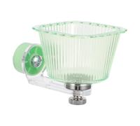 CLISPEED Light Green Parrot Feeding Bowl with Magnetic Mount, Plastic Small Bird Feeder Bowl for Lovebirds and Cockatiels, Removable Design for Cage and Aviary Use
