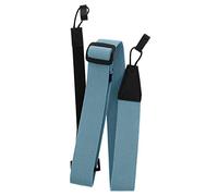 CLISPEED Lightweight Non-punching Ukulele Strap in Blue, Simple and Elegant Synthetic Material Accessory to Protect Ukulele for Adults and Youth Musical Instruments