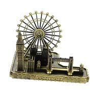 CLISPEED London Big Clock Tower Bridge Model Figurine Tabletop Ornament Home Decoration Souvenir From England Desktop Sculpture for Living Office