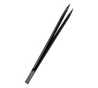 CLISPEED Long Black Iron Jewelry Tweezers with Sharp Pointed Tips for Precision Soldering and Welding Extended Design for Easy Access in Jewelry Making and Crafting Thickened Tool for