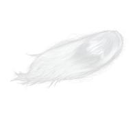 CLISPEED Long Ghost Costume Wig for Halloween Cosplay Party Black and White Festival Hair Accessory Scary Haunted House Masquerade Prop