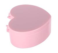 CLISPEED Love Jewelry Box Double Pink Desktop Organizer Storage Case for Necklace Earrings Mirror for Teen Girls