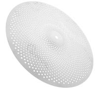 CLISPEED Low Volume 14-Inch Cymbal Mute Pad for Drum Set, Silent Practice Crash Cymbal Accessory, Drum Supplies Compatible with Acoustic and Electronic Kits