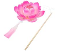 CLISPEED Luminous Lotus Lamp Handheld Chinese Style LED Decorative Light for Festival Photography and Ancient Costume Shows