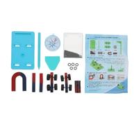 CLISPEED Magnetism Experiment Kit Science Educational Physics Teaching for Students with Magnets Suitable for Hands Learning and Interactive Magnetic Force Demonstrations Random Color
