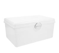 CLISPEED Mahjong Lightweight and Sturdy with Handle Storage Box for Mahjong Game Tiles Home Use Container Anytime Anywhere