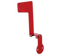 CLISPEED Mailbox Flag Replacement Mailbox Flag Kit Red Iron Sturdy Design for Outdoor Garden Use with Increased Visibility and Quick Installation