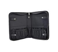 CLISPEED Makeup Brush Storage Bag Portable and Compact Design for Travel and Daily Use Large Capacity for Organizing Your Cosmetics and Makeup Tools Zipper Closure for Secure Storage