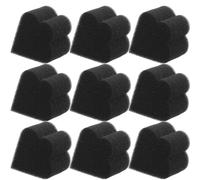 CLISPEED Makeup Sponges Easy to Apply Comfortable for Women 10pcs Black Small Sponge Face Paint Reusable Cosmetic Tools for Face Painting and Makeup