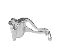 CLISPEED Manual Fruit Squeezer High Hardness Aluminum Alloy Citrus Presser Easy to Squeeze Lemon and Orange Juicer for Home Kitchen Use Silver