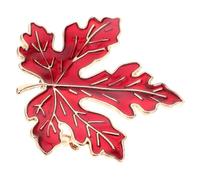 CLISPEED Maple Leaf Brooch for Women Vintage Thanksgiving Lapel Pin Jewelry for Clothes Scarves Accessories Pin Fade-resistant Design