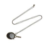 CLISPEED Mechanical Pocket Watch Steampunk-Inspired Racket Shape Quartz Watch for Men Women Vintage Timepiece Arabic Numerals