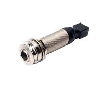 CLISPEED Metal Endpin Jack Socket for Guitar Ukulele Pickup High Sensitivity End Pin Jack Hole Type Connector for Built in Pickup Replacement Noise Reducing Acoustic Instrument Accessory