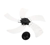 CLISPEED Metal Fan Blades Replacement Leaves Aluminum Fan Leaves Easy to Install High Temperature Resistant Accessories