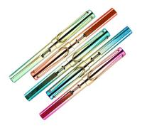 CLISPEED Metal Fountain Pen Calligraphy 0.38Mm 5Pcs without Ink for School and Office Writing Practice