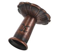 CLISPEED Metal Moxibustion Stick Holder with Extinguisher Stable Lotus Shape Moxa Extinguisher Tray Made of Coffee Metal, Suitable for 0.7' Moxa Stick, User-Friendly Integration
