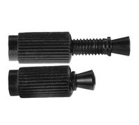 CLISPEED Metal Tremolo System Parts Electric Guitar Bridge 2pcs with High Hardness and Excellent Durability, Sl lack Design Suitable for Guitar Accessories Beginners and Musicians