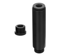 CLISPEED Microphone Stand Extension Tube Boom Arm Extension Aluminum Alloy 5/8 Inch Mounting Rod for Compact and Light Shock-mount Arm Stand
