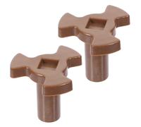 CLISPEED Microwave Appliance Replacement Shafts Turntable Coupler Y-Shaped 2pcs for Glass Tray Microwave Plate Holder Motor Coupler Parts for Oven Tray Repair and Suitable Kitchen