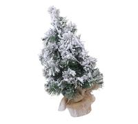 CLISPEED Mini Artificial Christmas Tree Tabletop Xmas Party Decoration with Realistic Look for Office Desk Bookshelf Home and Shop Window Festival Scene Decor