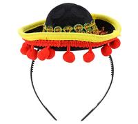 CLISPEED Mini Carnival Headdress Mexico Hair Band Decorative Headband for Parties Festivals Masquerades Lightweight Non Fading Creative Design to Enhance Your Look