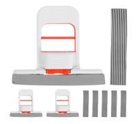 CLISPEED Mini Folding Handheld Sponge Mop with Self-squeeze Function, 3pcs Desktop Cleaning Tool with 9 Replacement Sponge Heads, Compact Wet and Dry Mop for Kitchen, Bathroom, and Small