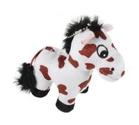 CLISPEED Mini Plush Horse Keychain Cute Soft Animal Keychain for Birthday Parties Showers and Farm Theme Decorations for Collectors